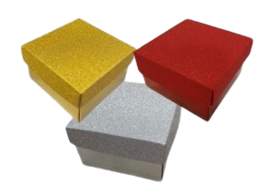 Caixinhas Tampa Glitter